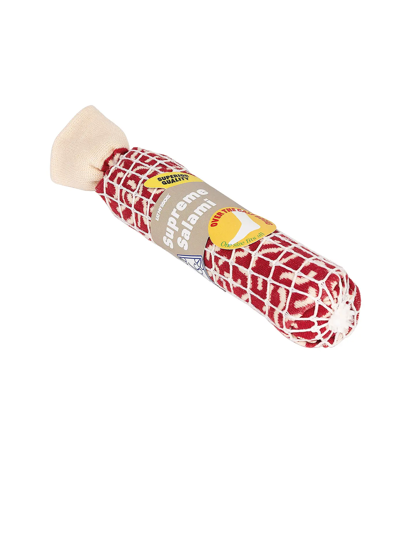 EAT MY SOCKS | Socken 36-45 SUPREME SALAMI rotbeige | 